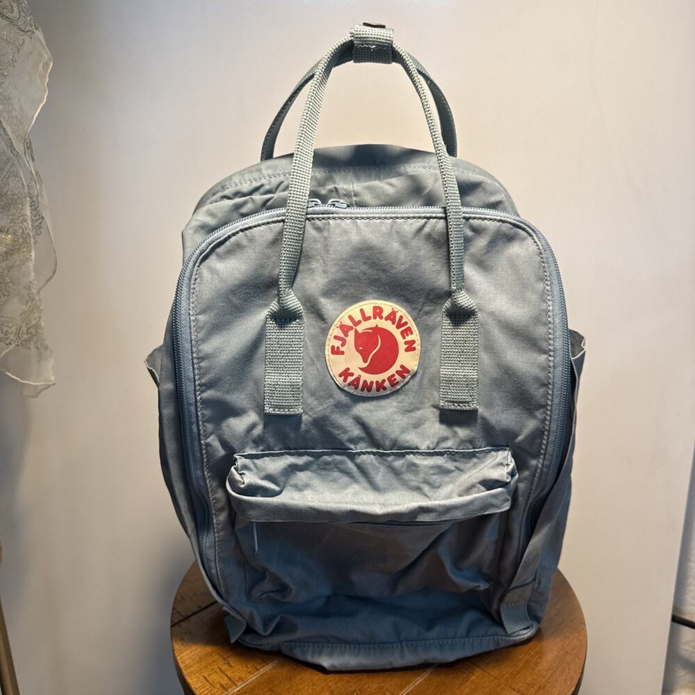 Fjallraven Kanken Classic 15" Laptop Backpack Muted Teal Water Resistant 23524